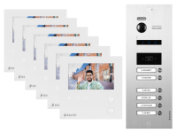 BALTER EVO MINI Video Türsprechanlage 2-Draht BUS für 6-Familienhaus mit RFID-Funktion