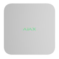 AJAX 16 Kanal NVR IP Rekorder | 4K | Alarmverifizierung | Bewegungserkennung | H.265 | ONVIF | Weiß