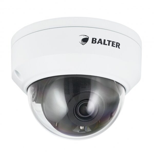 BALTER X ECO Vandalensichere IP Dome-Kamera mit 8.0MP, 2.8mm, Nachtsicht 30m