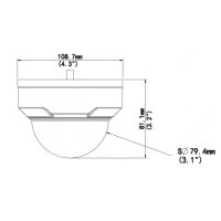 BALTER X ECO Vandalensichere IP Dome-Kamera mit 8.0MP, 2.8mm, Nachtsicht 30m