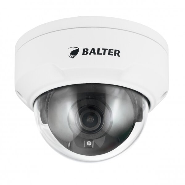 BALTER X PRO NightHawk Vandalensichere IP Dome-Kamera mit 8.0MP, 2.8mm, Nachtsicht 50m