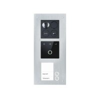 Fingerprint-Unterputz-Türstation BALTER ERA Silver für 2-Familienhaus