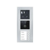 BALTER ERA Silver Fingerprint Unterputz-Türstation für 4-Familienhaus